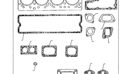 Прокладка P3683D006 Komatsu