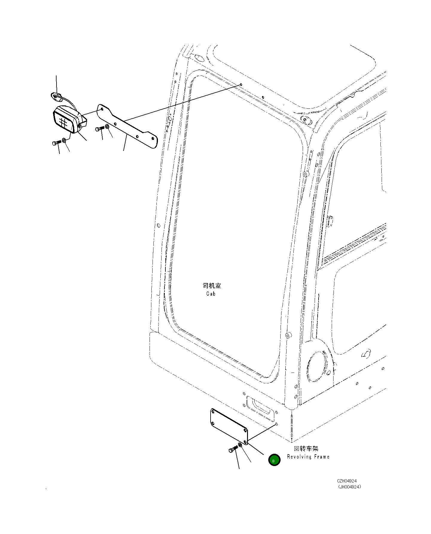 Пластина 21M-06-15510 Komatsu