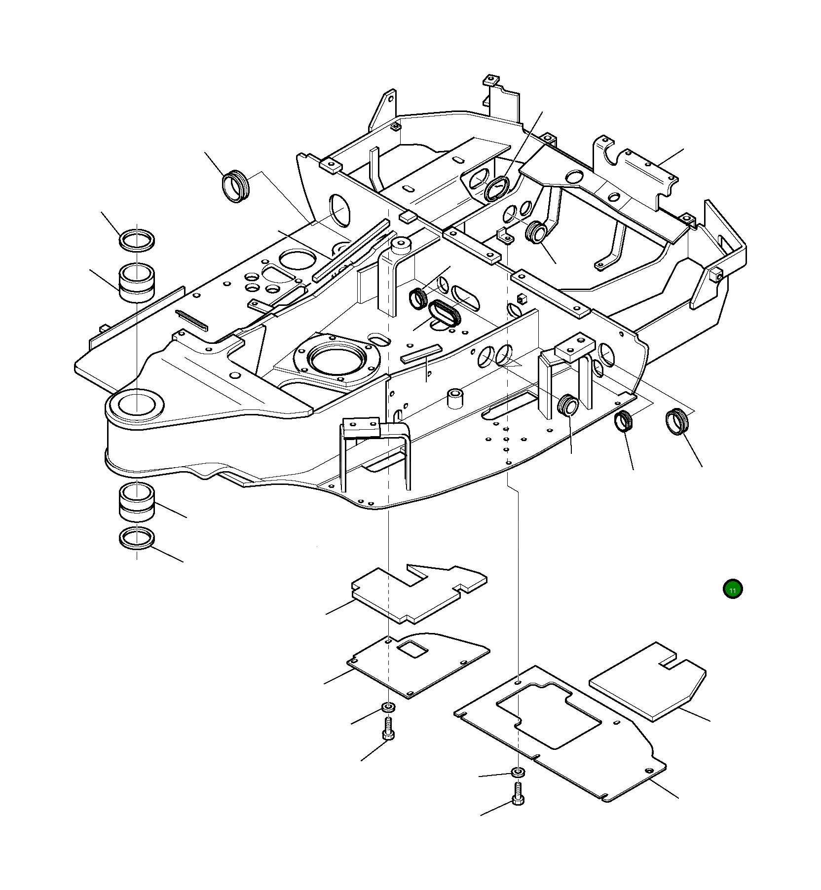 Прокладка 3F3035727 Komatsu