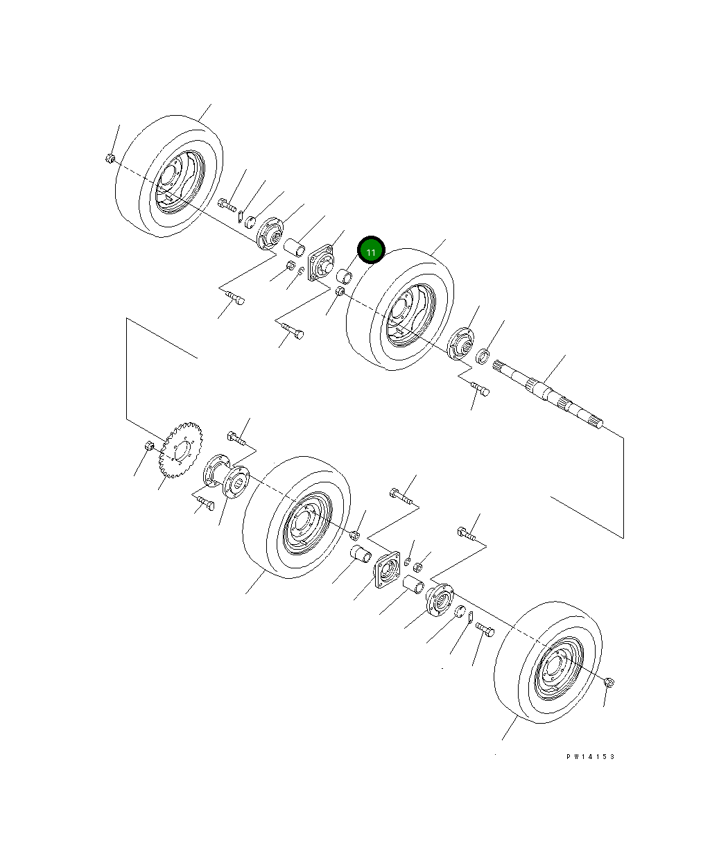 Проставка 258-70-41480 Komatsu