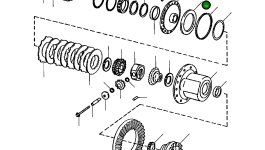 Поршень 1439 327 H1 Komatsu
