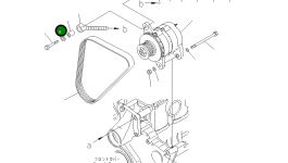 Проставка 6110-23-6960 Komatsu