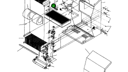 Посадочный паз фильтра 1303 660 H1 Komatsu