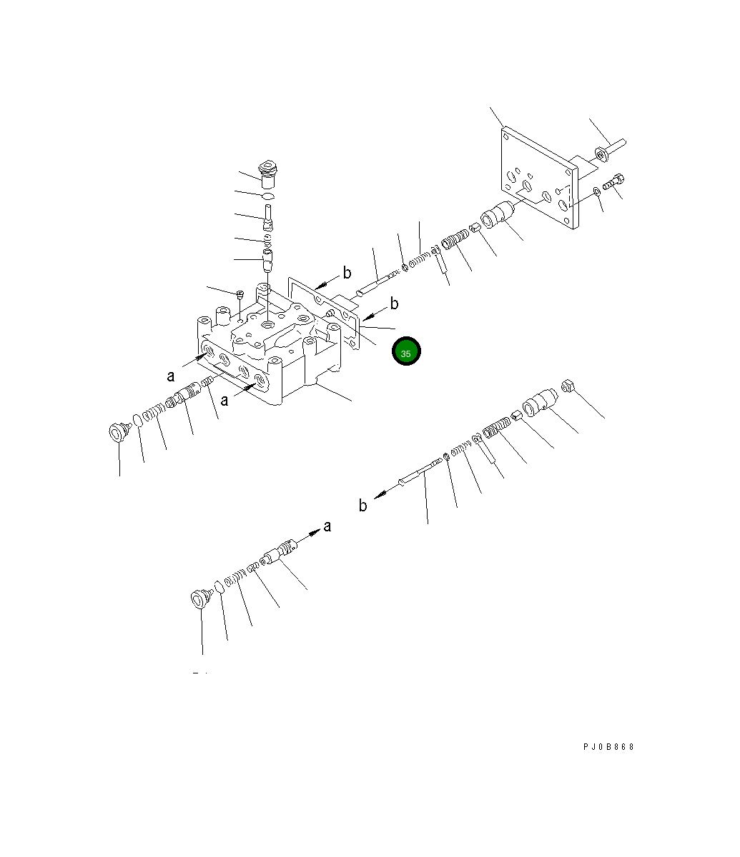 Прокладка 14X-40-11421 Komatsu
