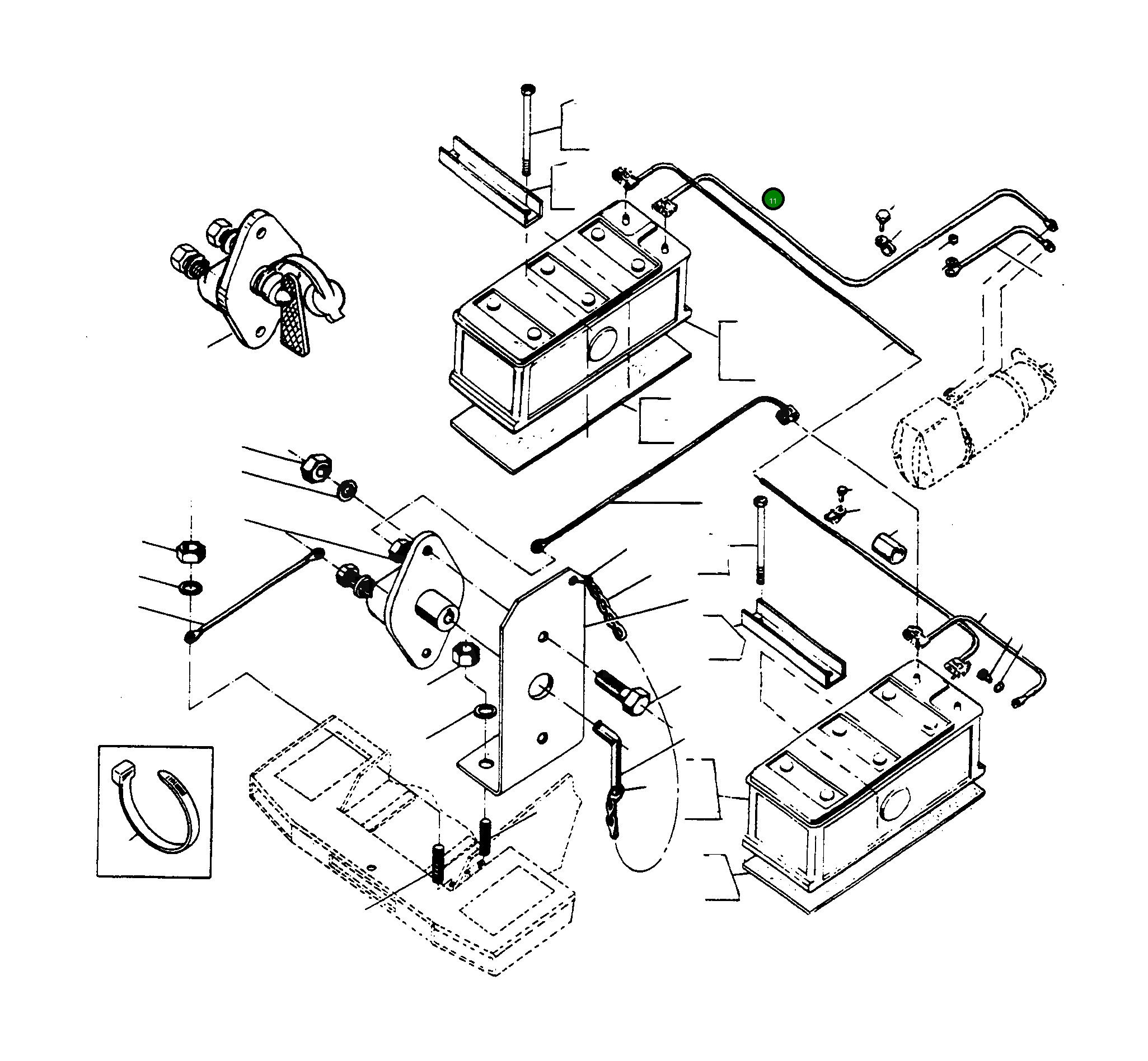 Провод 2972421M91 Komatsu