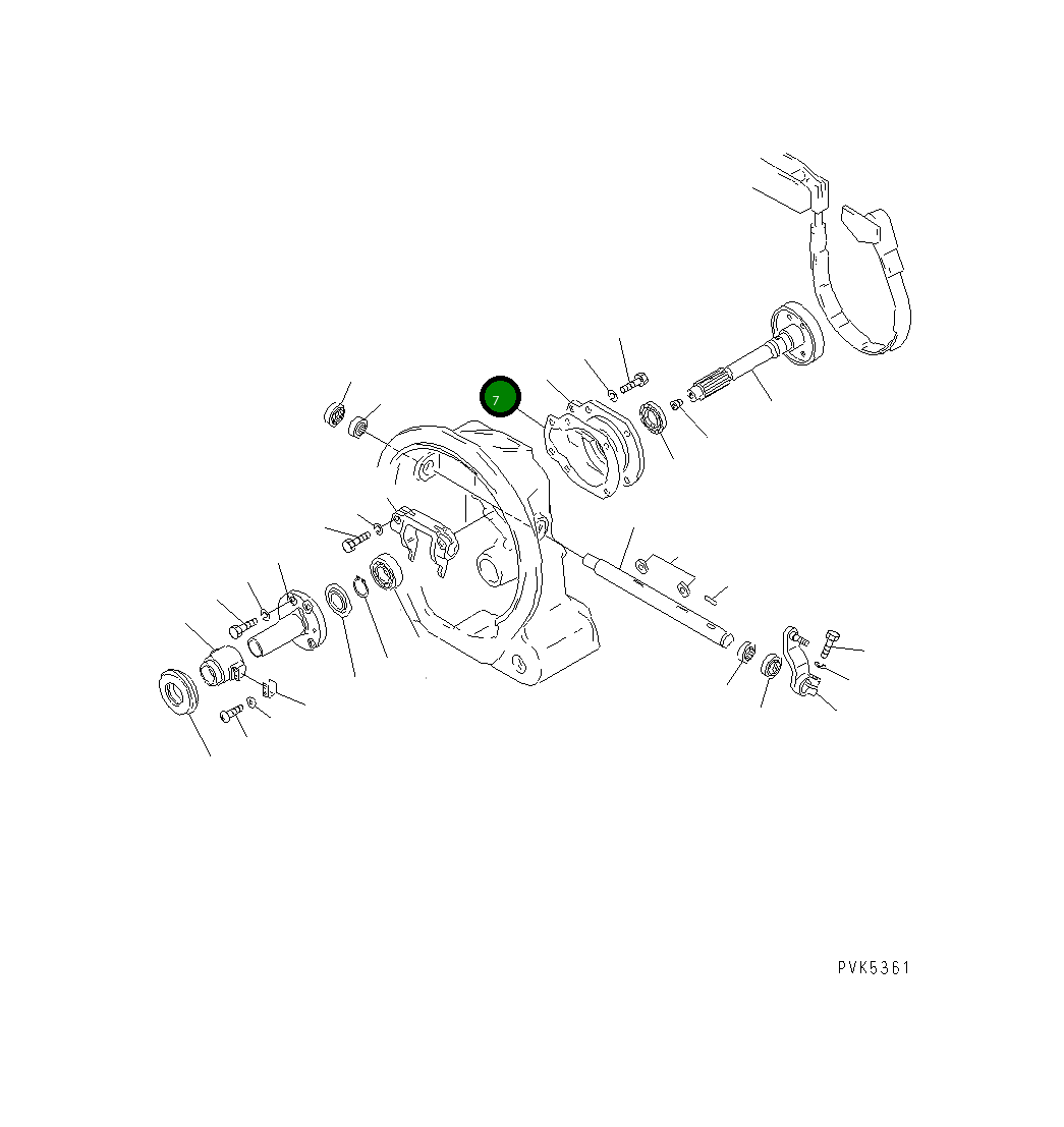 Прокладка 101-11-14141 Komatsu