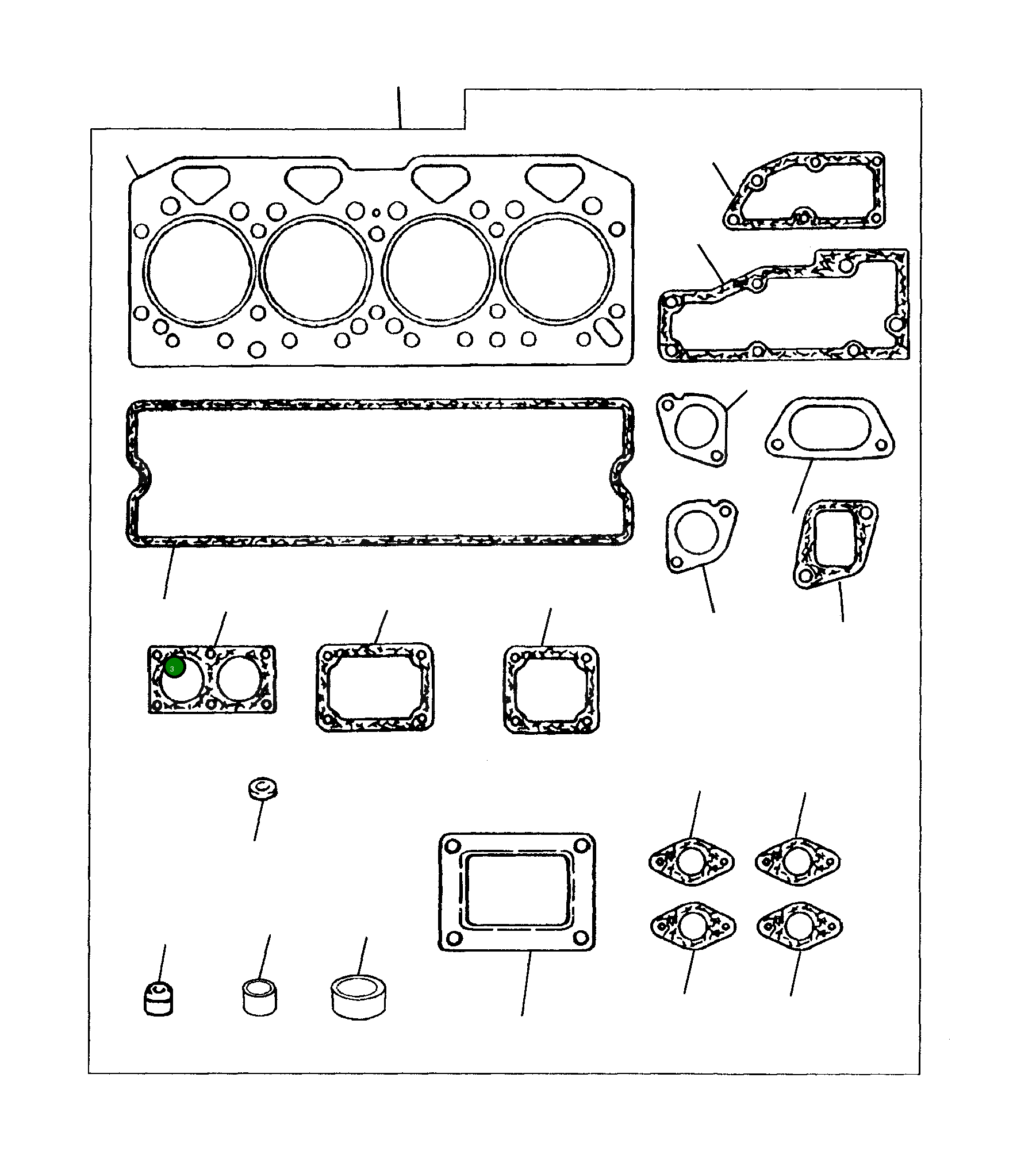 Прокладка 6810-11-8160 Komatsu