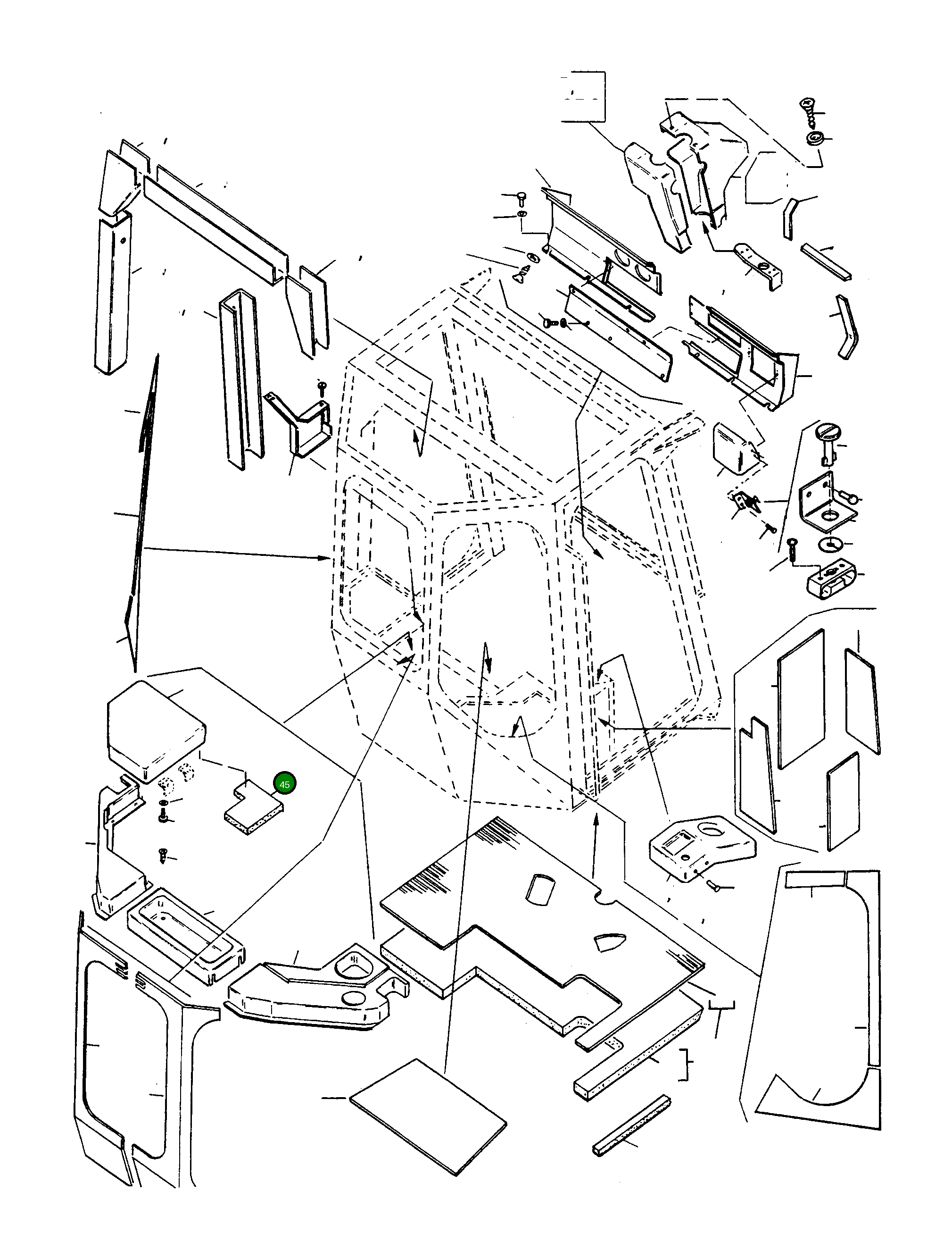 Поролон 4202804M1 Komatsu