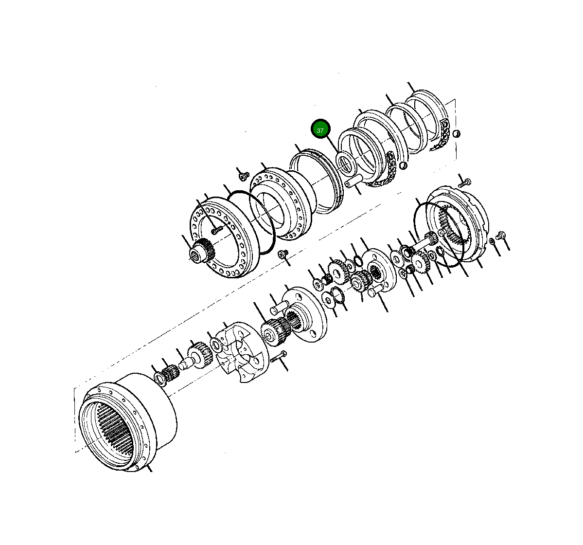 Проставка 1248 960 H1 Komatsu