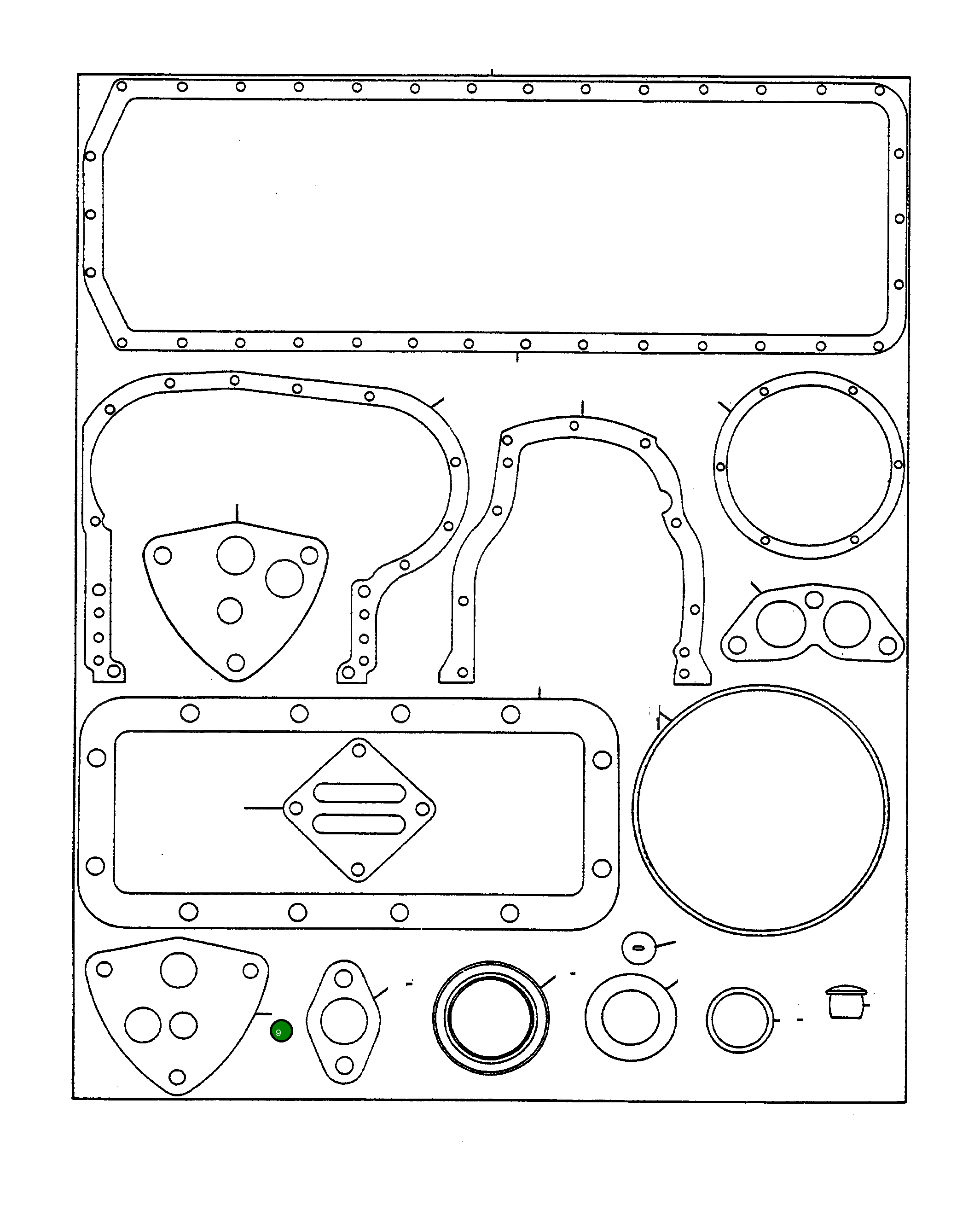 Прокладка 2992766M1 Komatsu