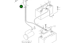 Провод 23A-06-21670 Komatsu