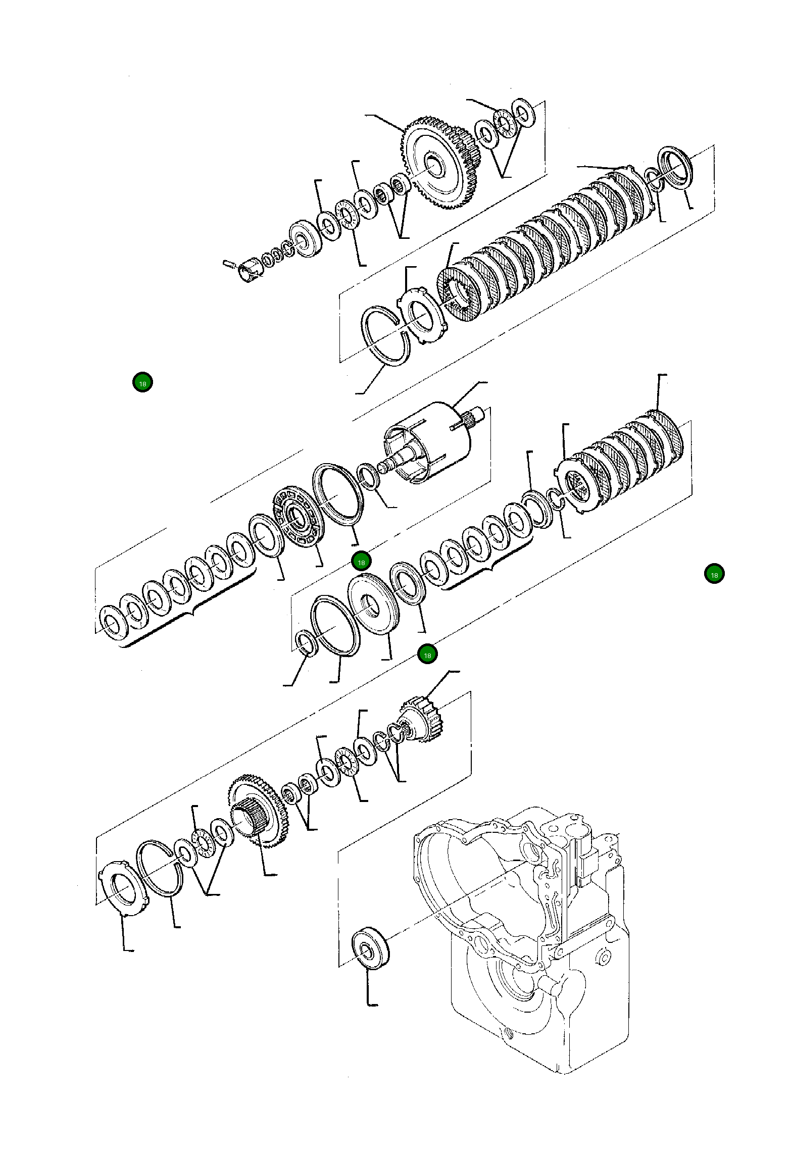 Поршень CK0246409 Komatsu