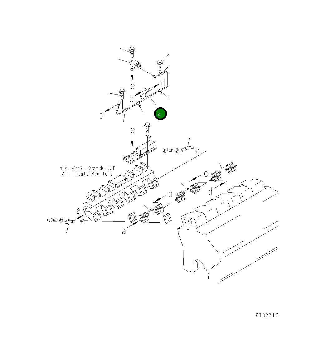 Провод 6215-81-8240 Komatsu