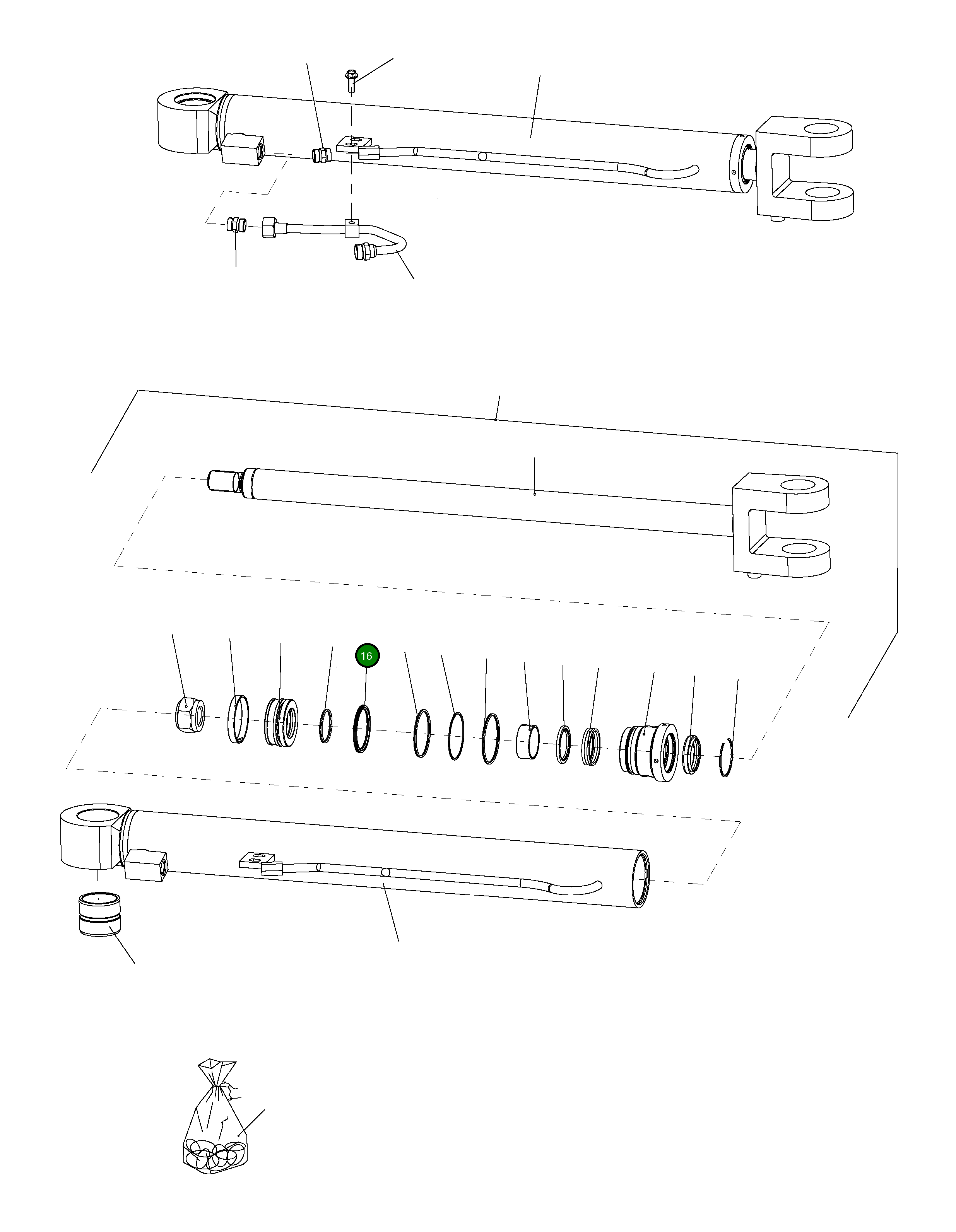 Прокладка 42U-63-H0P80 Komatsu