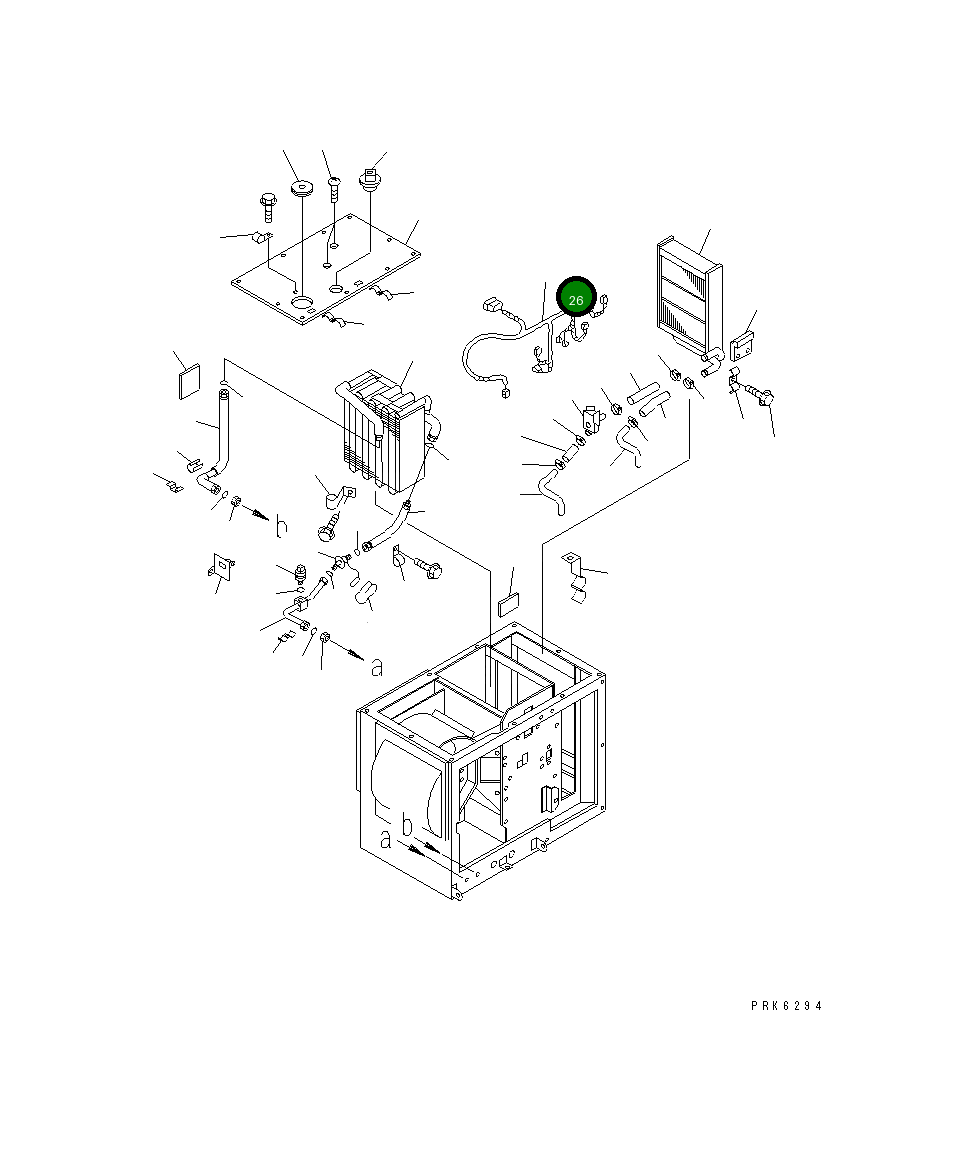 Провод ND246450-5850 Komatsu