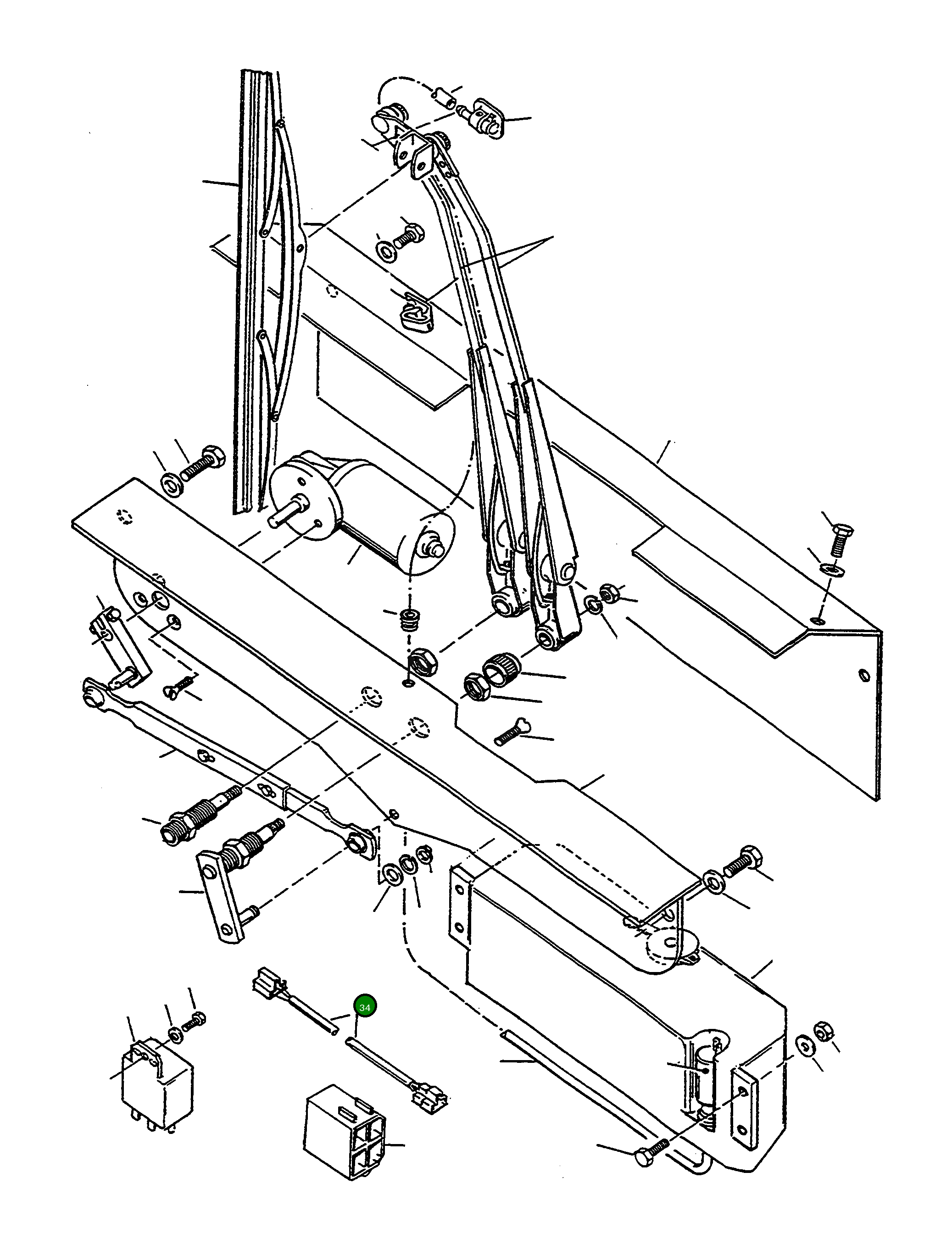Провод 4201966M91 Komatsu