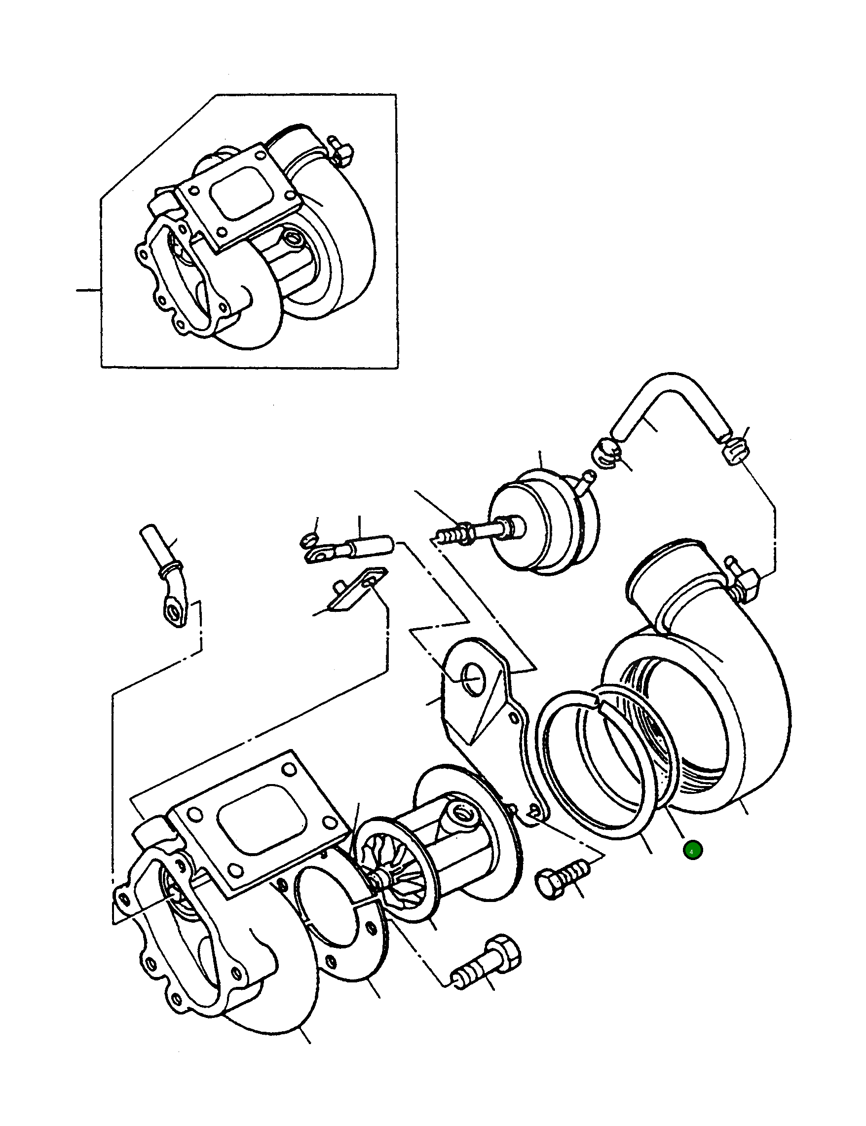 Прокладка 4918066M1 Komatsu
