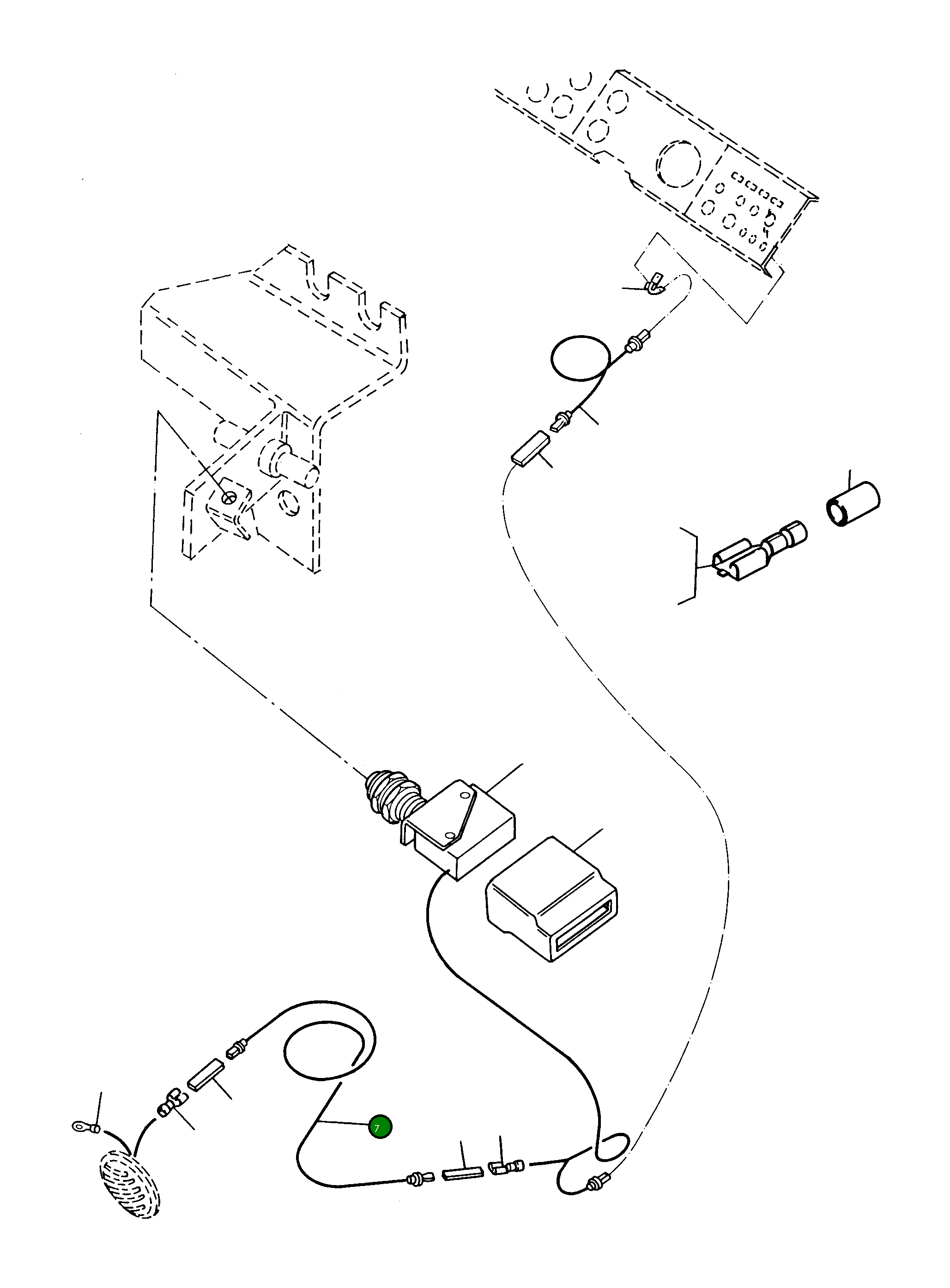 Провод 3080722M91 Komatsu