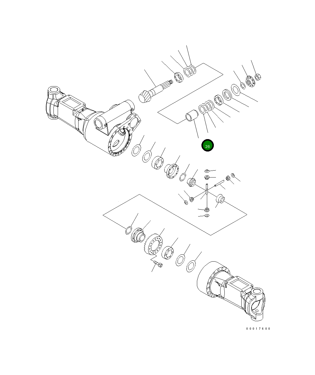 Регулировочная прокладка 20K-22-31770 Komatsu