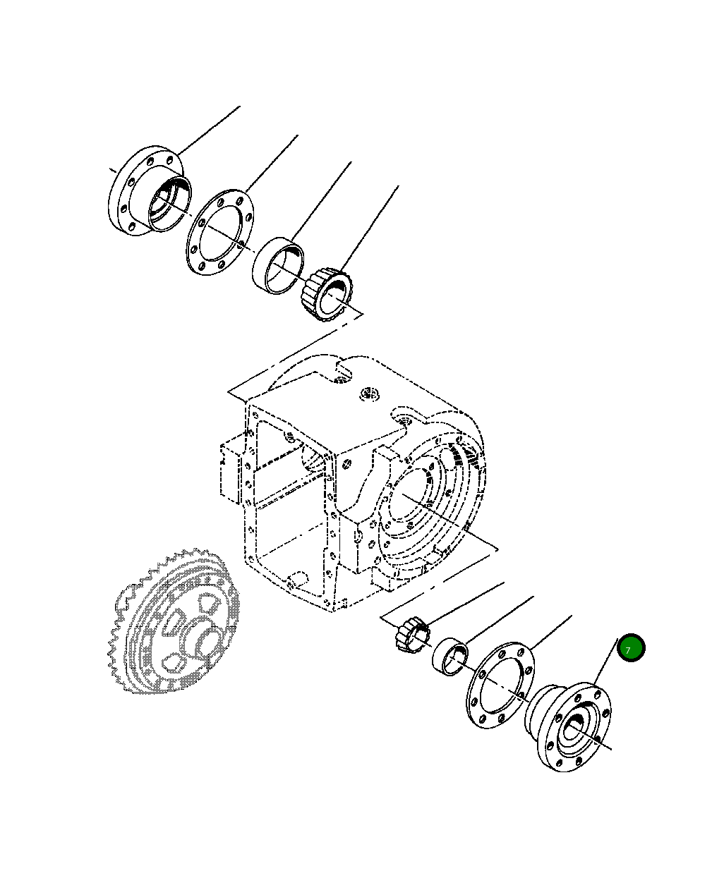 Перо 149 883 Komatsu