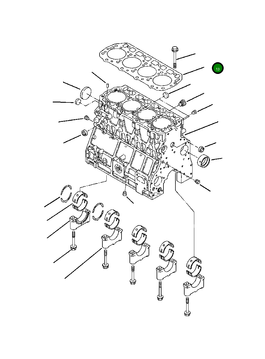 Прокладка YM12390001330 Komatsu