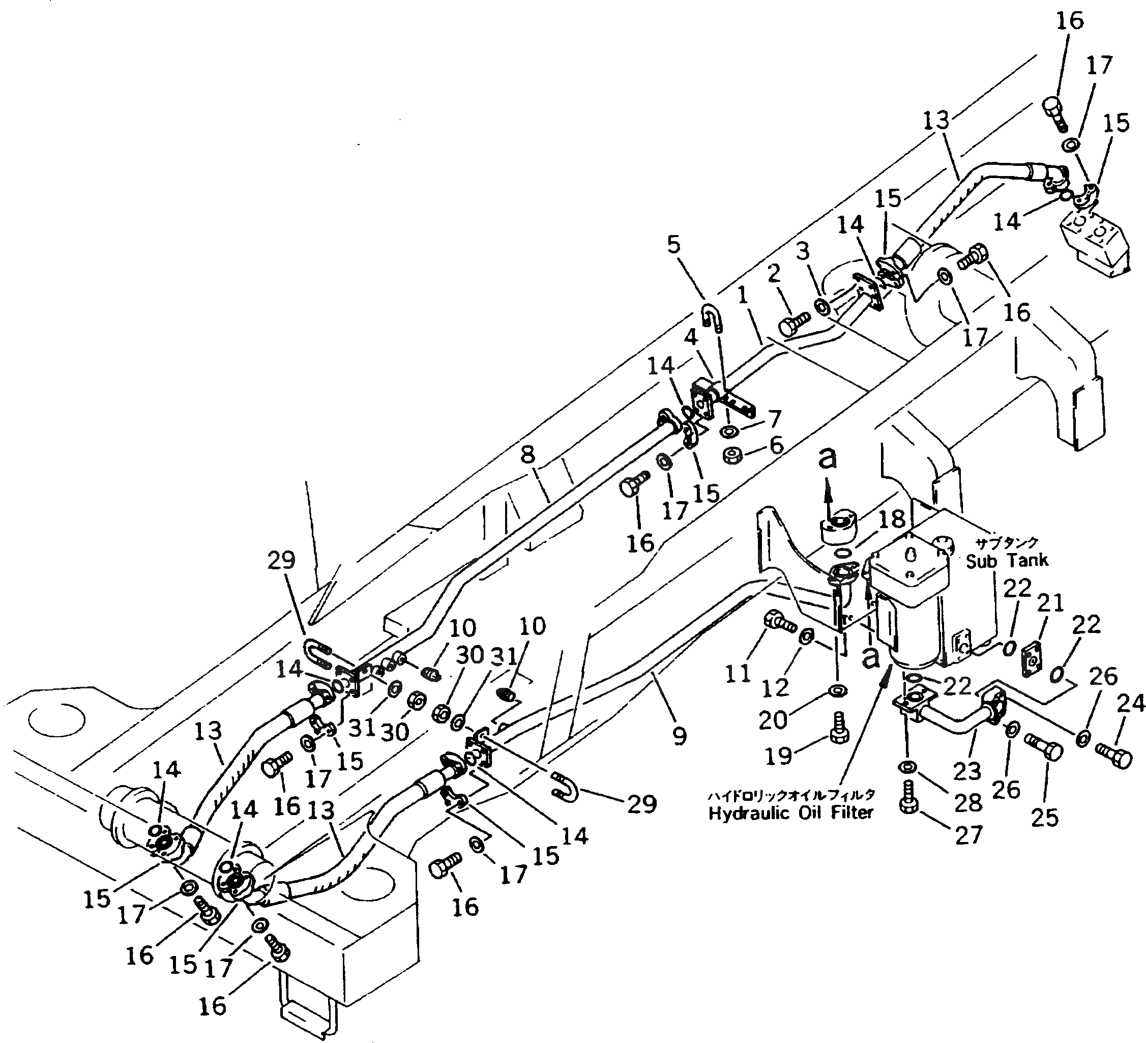 Трубка 567-61-42270 Komatsu