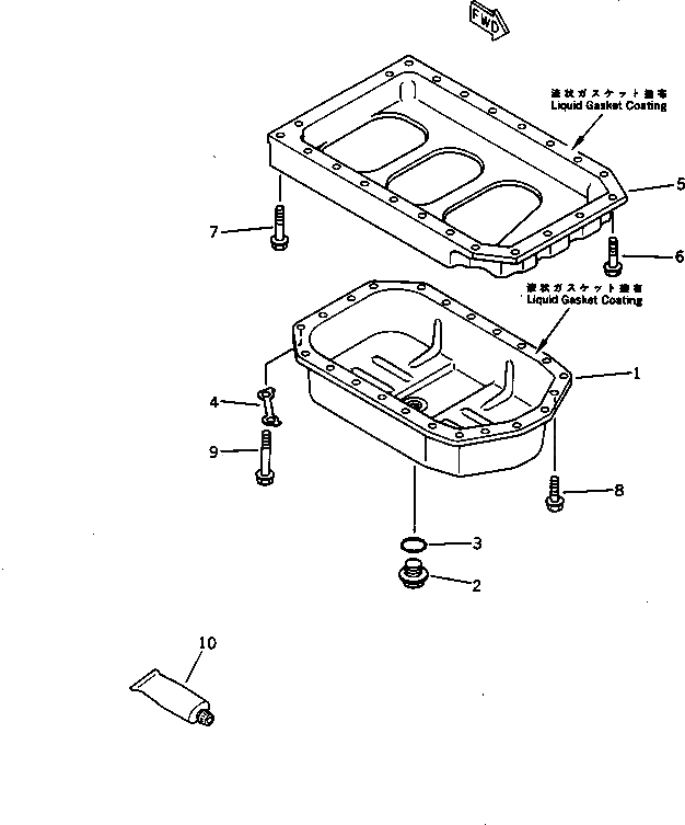 Проставка YM129100-01730 Komatsu
