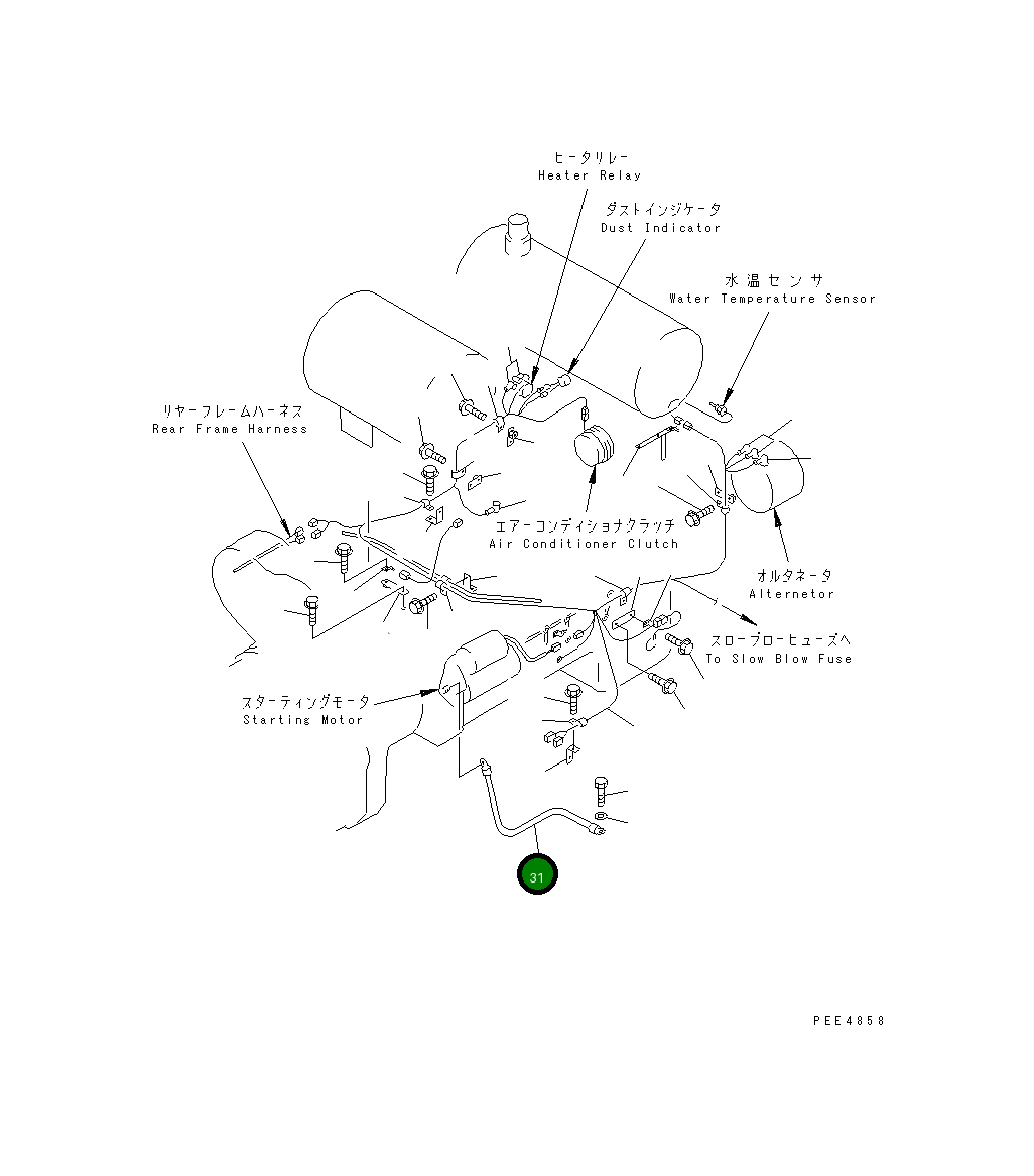 Провод 421-06-12761 Komatsu