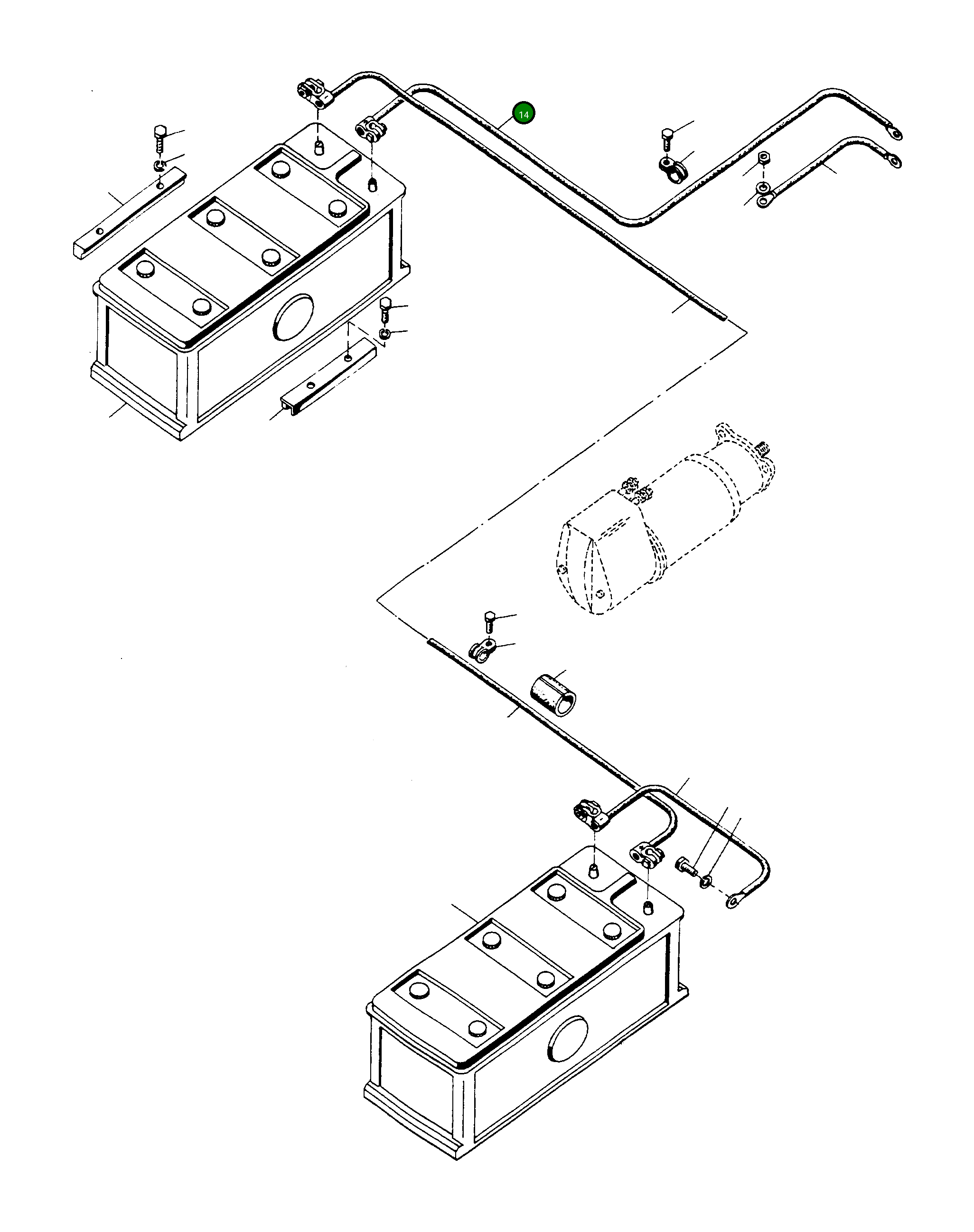 Провод 2949062M1 Komatsu