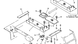 Пол 144-54-26222 Komatsu