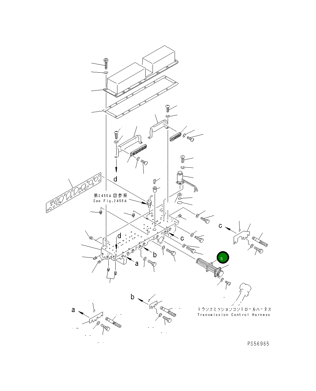 Прокладка 568-15-15880 Komatsu