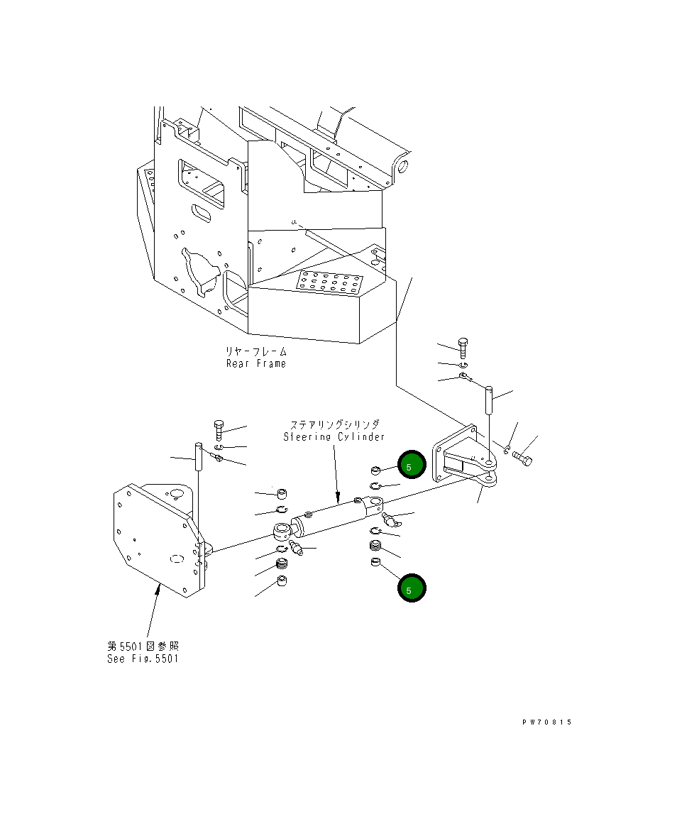 Проставка 258-60-54440 Komatsu