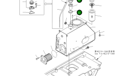 Прокладка 14X-60-31180 Komatsu