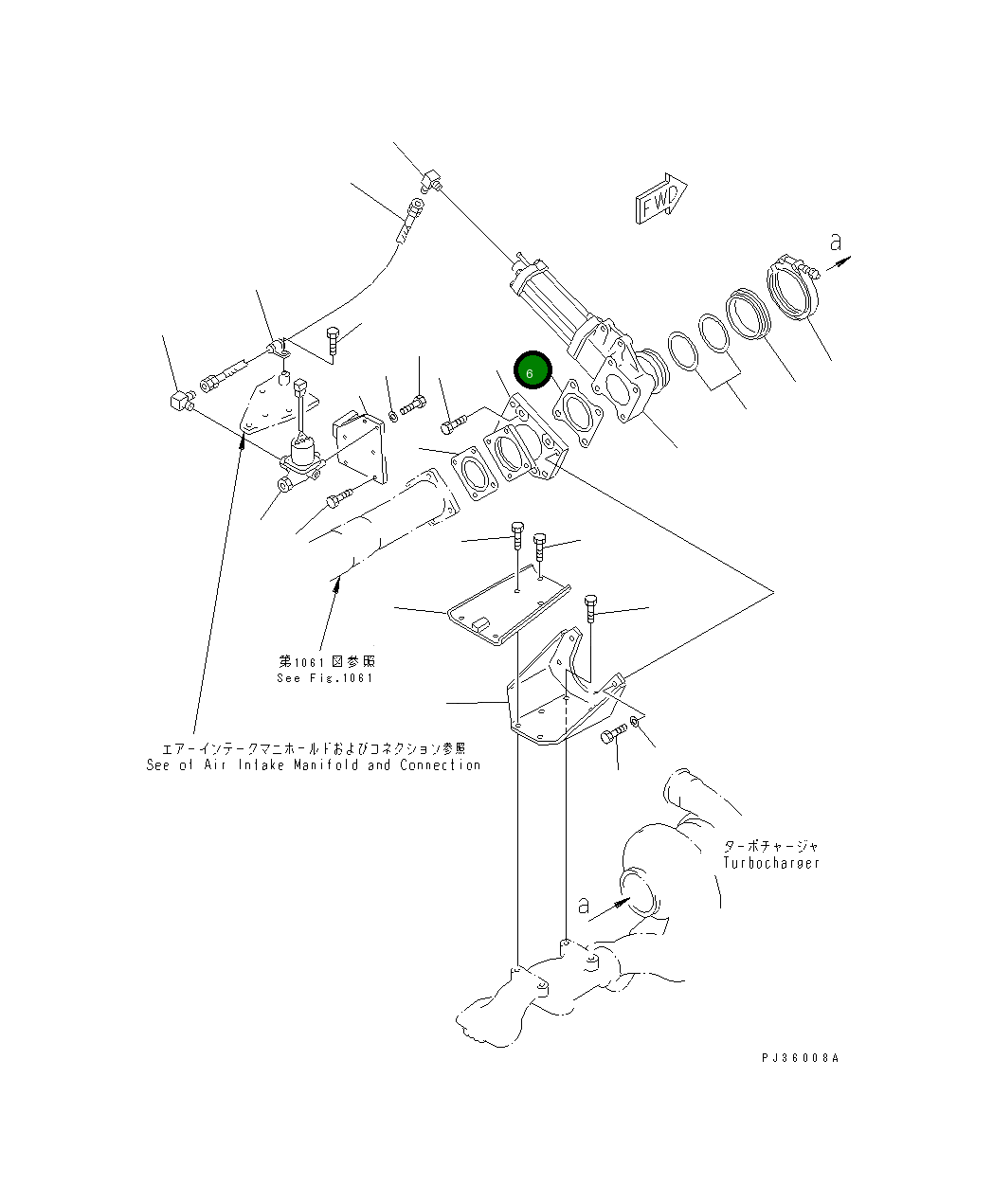 Прокладка 6151-11-5980 Komatsu