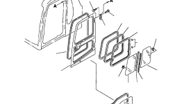 Стекло 20Y-54-A5720 Komatsu