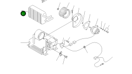Радиатор ND116410-2841 Komatsu