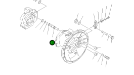 Поршень 708-1L-24110 Komatsu