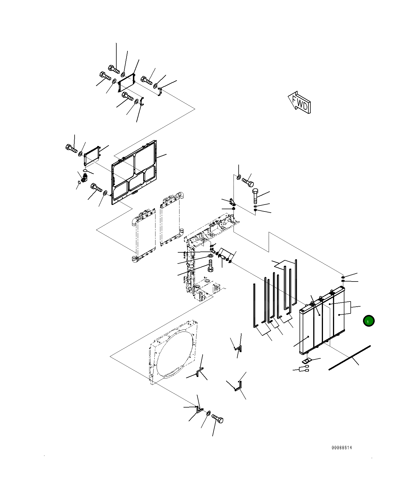 Сердечник 561-03-81633 Komatsu