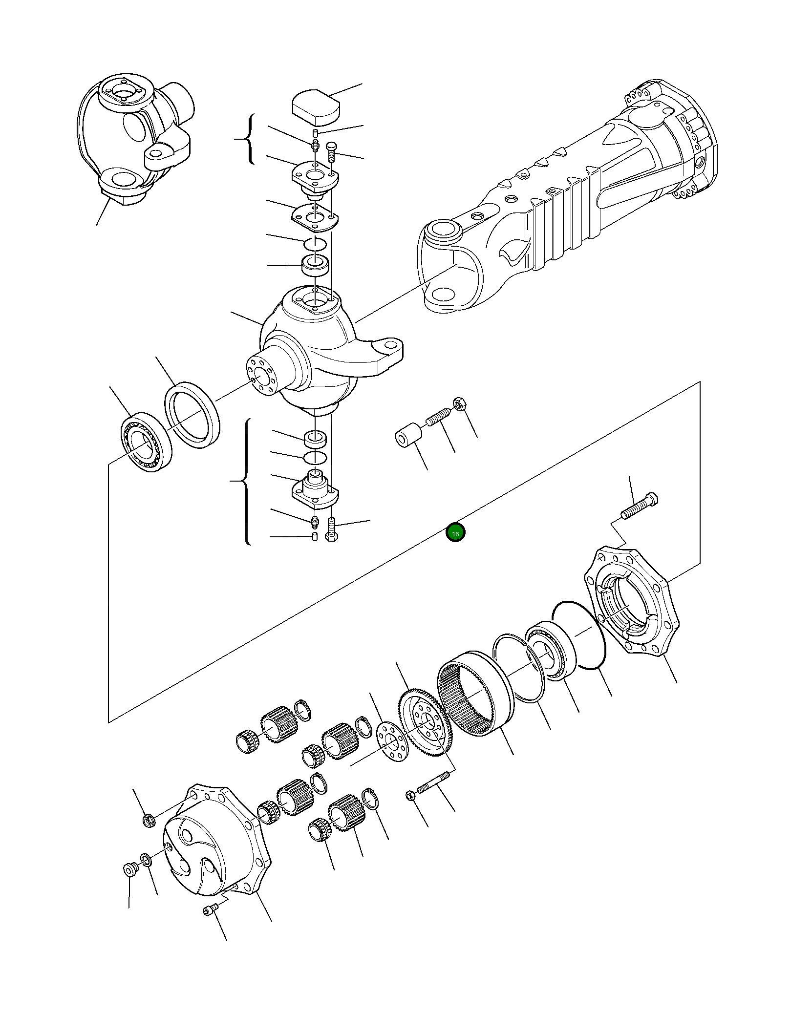 Проставка 226-22-11910 Komatsu