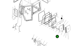Стекло 198-Z11-4830 Komatsu