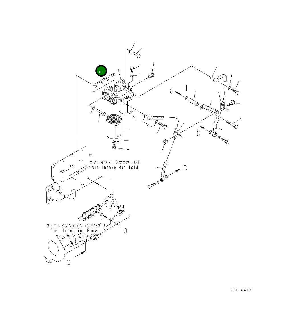 Пластина 6152-75-6390 Komatsu