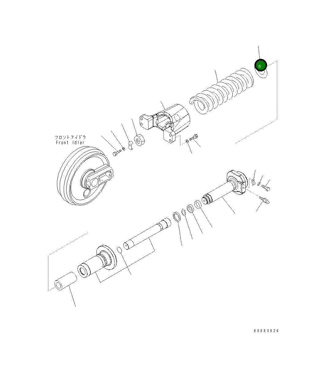 Проставка 208-30-61470 Komatsu