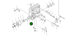 Распределительный вал DK134371-7300 Komatsu