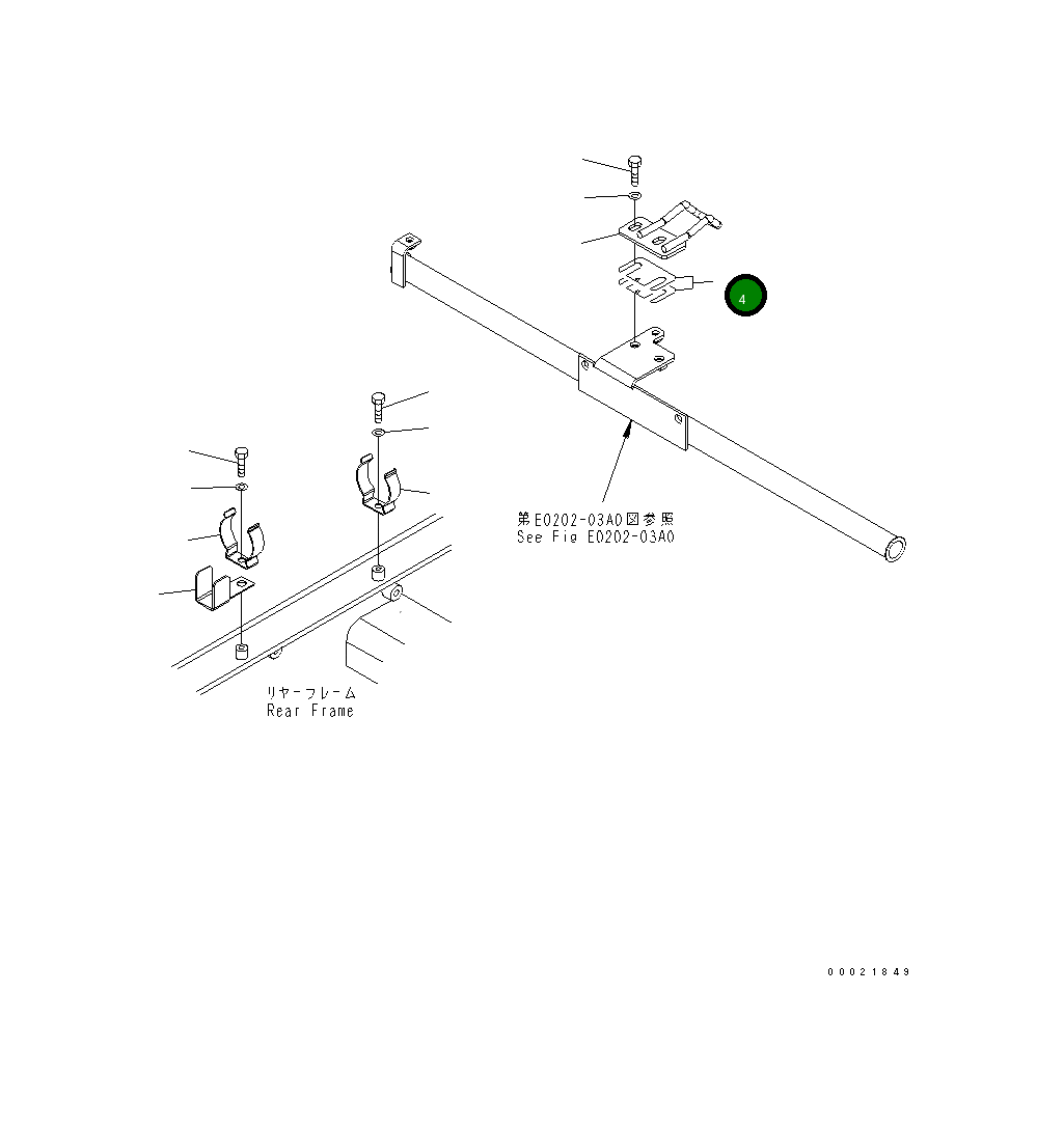 Регулировочная прокладка 416-54-34171 Komatsu