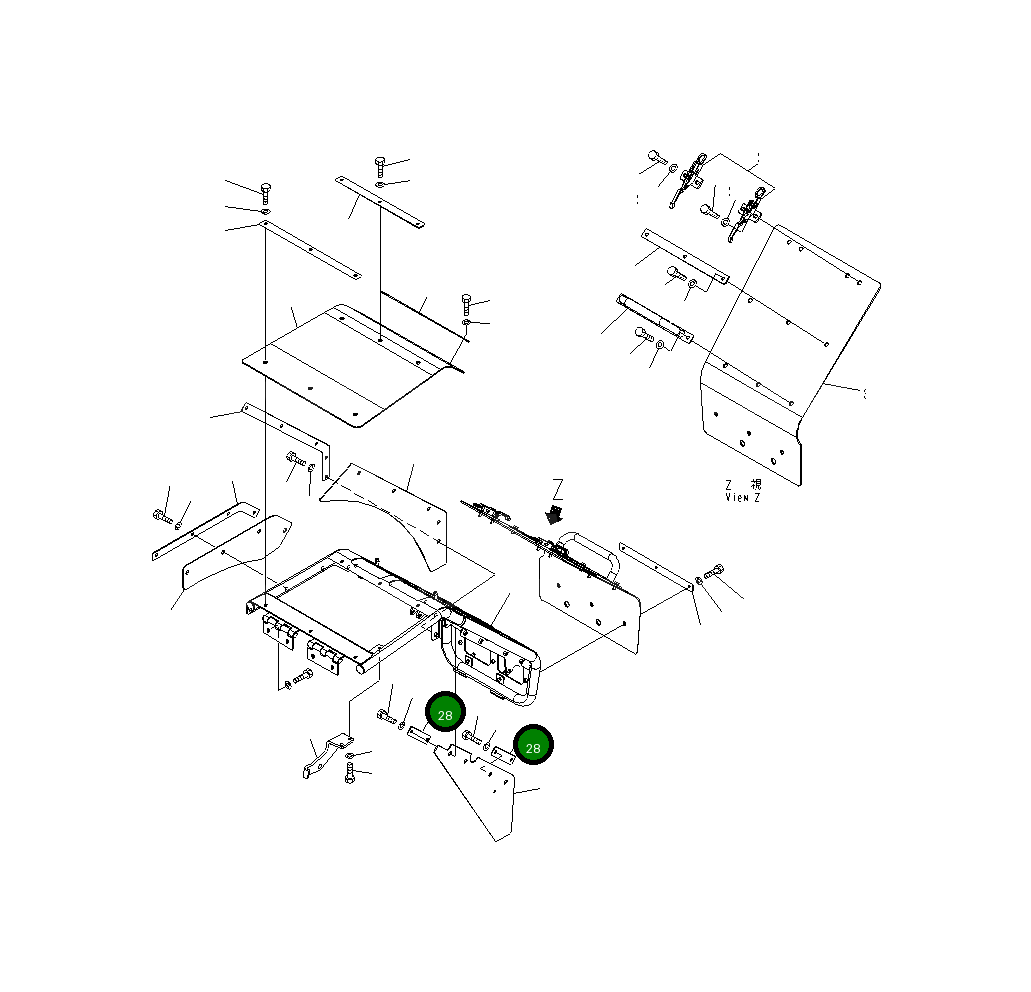 Пластина 426-54-35330 Komatsu
