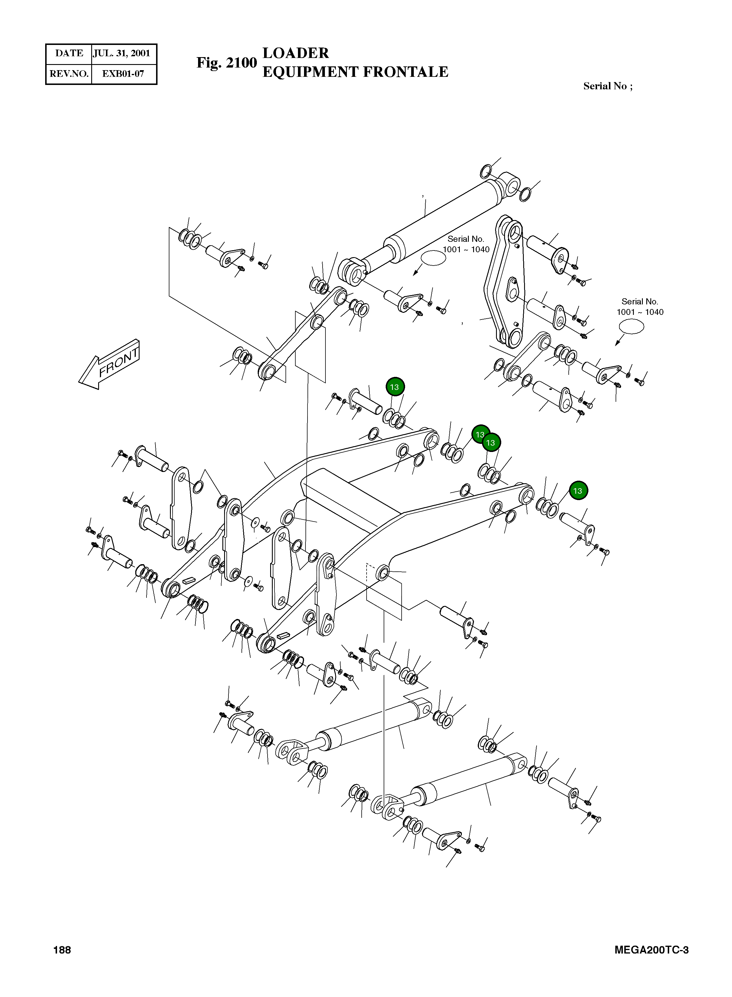 Регулировочная прокладка 2114-1059D64 Komatsu