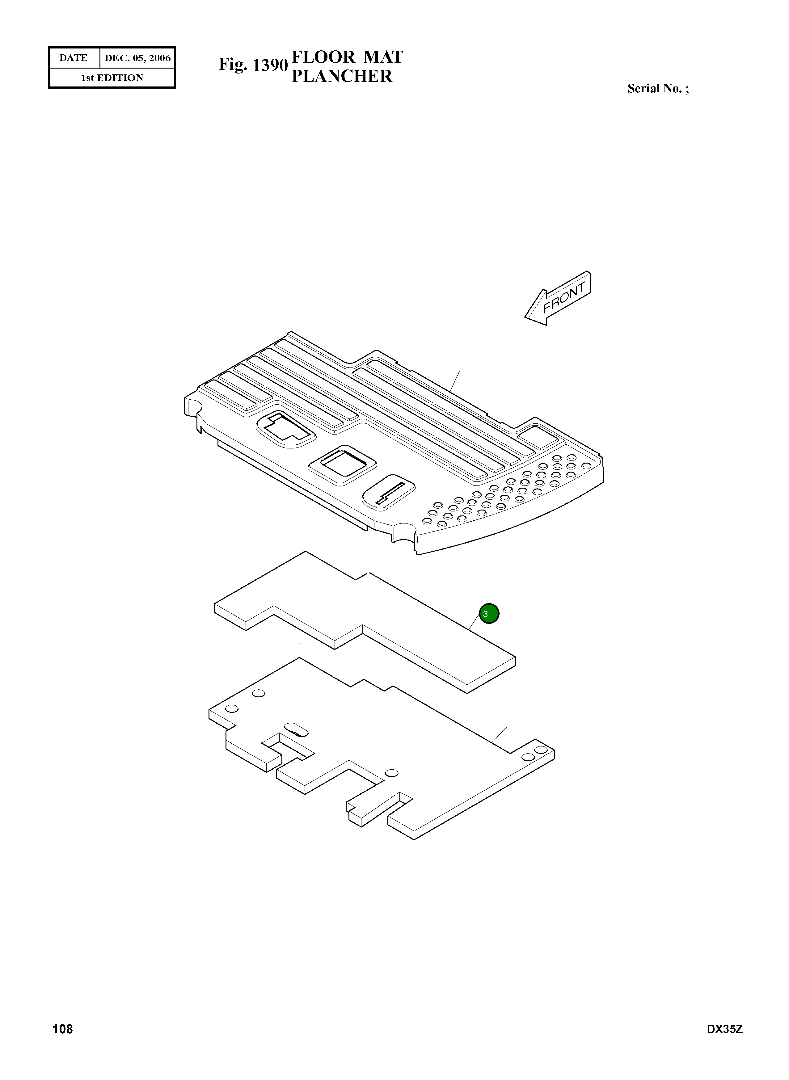 Поролон K1026999 Komatsu