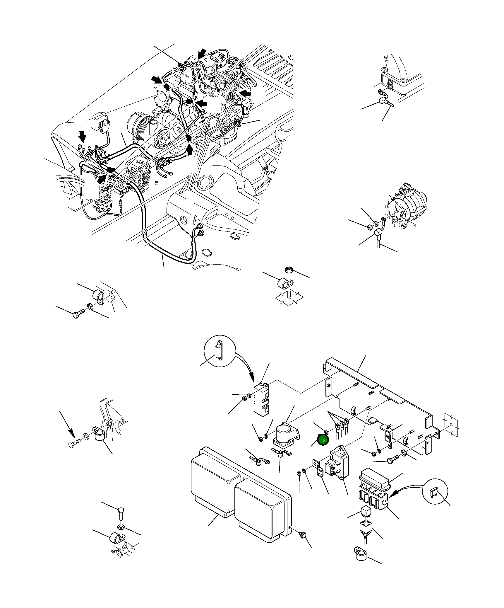 Пружинная шайба 22E-09-13120 Komatsu