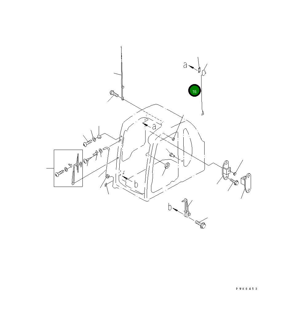 Провод 20E-54-K6680 Komatsu