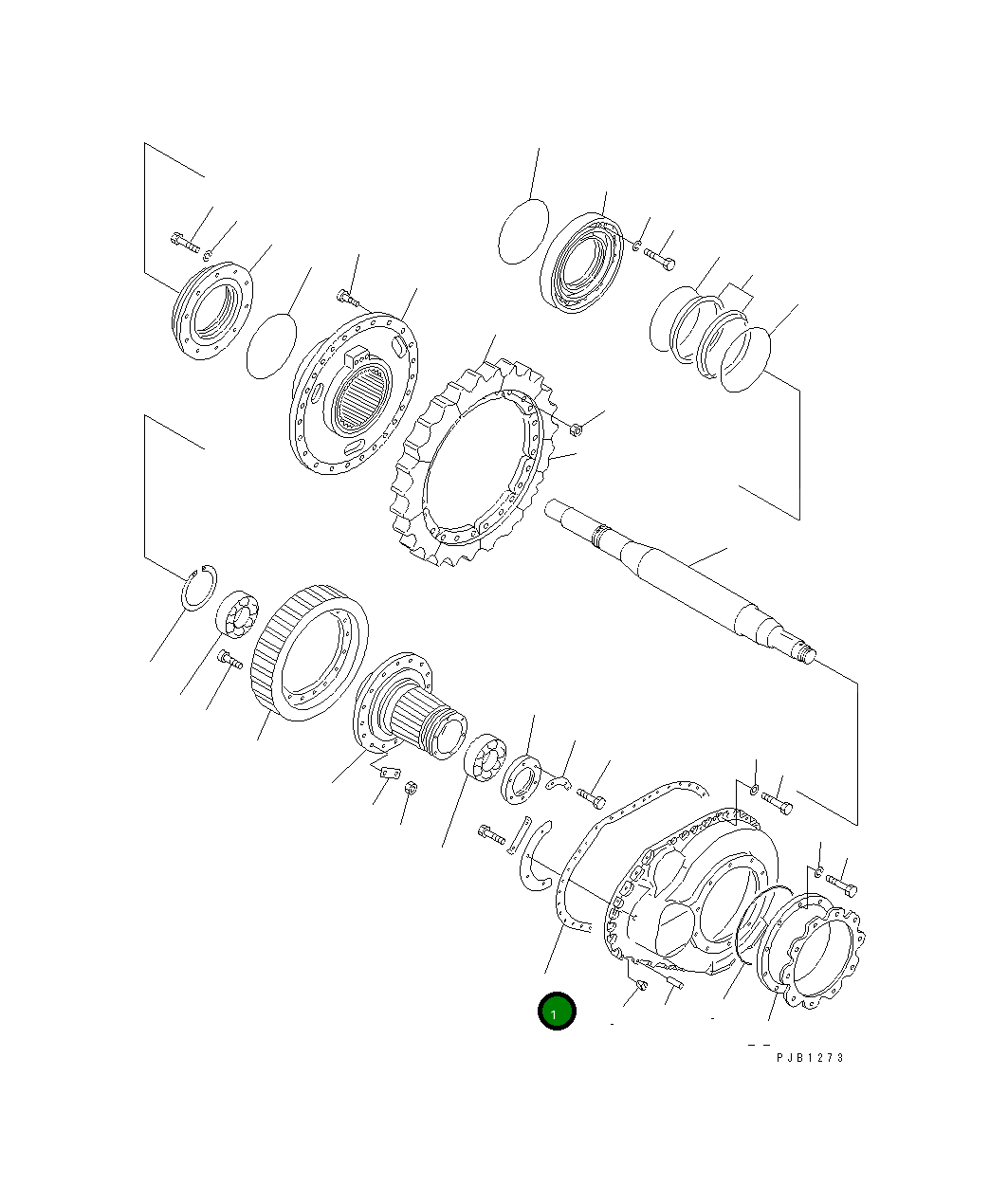 Прокладка 154-27-11460 Komatsu